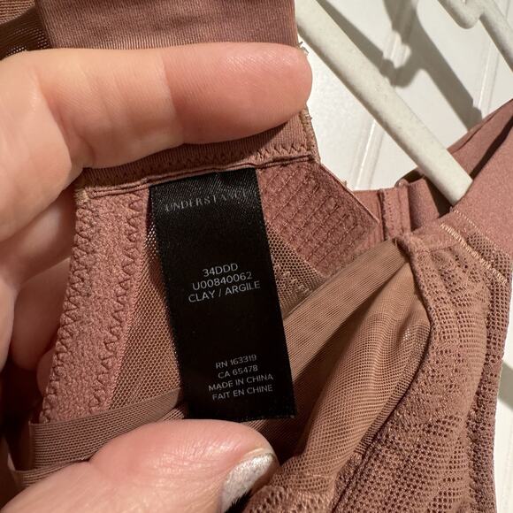 Understance Tilda Flex Wire Full Coverage Bra Clay Size 34DDD - Picture 4 of 5